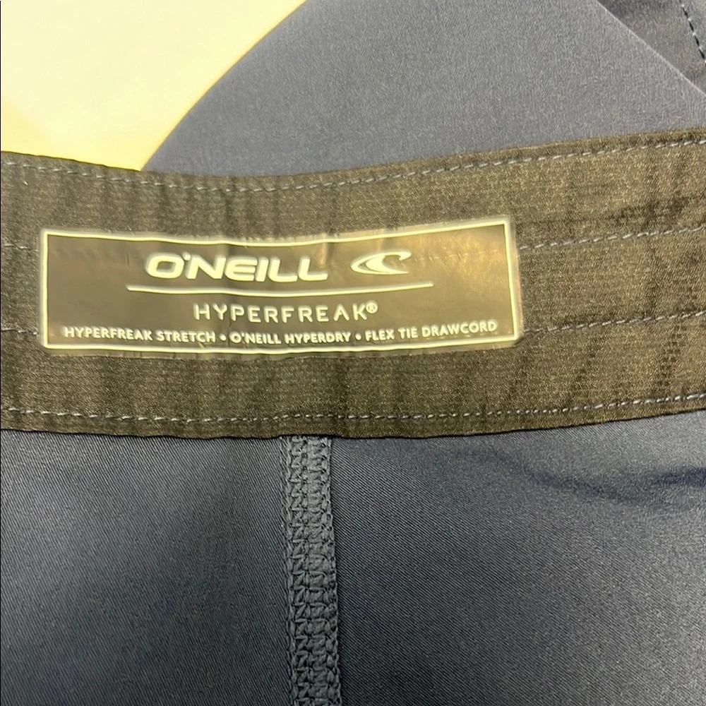 O'Neill Blue Board Shorts with Patterned‎ Stripe
